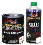 House Of Kolor S2-25 Jet Black Solid Basecoat Quart Kit + Fast Reducer. Fixed Price $332.49.