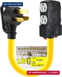 220 To 110 Adapter Compatible With Nema 10-50p 4x 5-20r/15r 20 Amp Circu. Fixed Price $56.42.