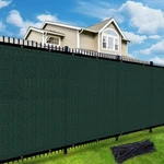 Upgrade 8' X 5 0' Customized Privacy Fence Cover Uv Resistant Hdpe Mes. Fixed Price $96.49.