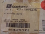 Cutler Hammer 313c590g11 Visi-flex Fuse Kit 60a 600v. Fixed Price $32.00.