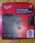 New Milwaukee Tool Hybrid Work Tee - Ss Green Xl Z222 Damaged Package. Fixed Price $25.00.