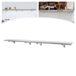 96 12 Folding Stainless Steel Wall-mount Serving Shelf For Food Truck. Fixed Price $134.37.