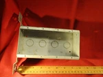 Raco #687 2-1/2d 4g Switch Box W/ Mounting Bracket 1/2 - 3/4" Combo Ko. Fixed Price $10.00.