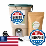 Sunwood Life Indoor Bokashi Composter Starter Kit- Beige 2.2 Lb Premium. Fixed Price $95.19.
