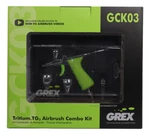 Grex Gck03 Airbrush Combo Kit With Tritium.tg3, Ac1810-a Compressor + Bonus. Fixed Price $479.00.