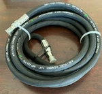 1/4" X 25' Tough Cover Air Hose 400 Psi With 2 Steel Male Pipe 1/4 Threads. Fixed Price $52.13.