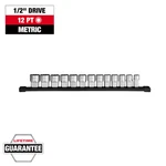 Milwaukee Tool 13pc 1/2 Inch Drive 12-point Metric Socket Set 48-22-9522. Fixed Price $83.99.
