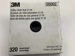 3m 05002 Utility Sanding Cloth Roll 320 Grit Abrasive (1 In. X 50 Yd.). Fixed Price $49.45.