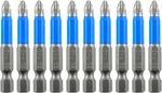 Vesttio Anti Slip Phillips Cross Slot Ph2#2 Short Screwdriver Bit Set 10pcs 1/4. Fixed Price $12.48.