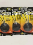 Lot Of 3 Cord Away Master Caster Wire Organizer Grommet 2 Black - New. Fixed Price $8.55.