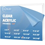 Calpalmy (2 Pack) 1/8" Thick Clear Acrylic Sheets - 24" X 36" Pre-cut Plexiglass. Fixed Price $64.95.
