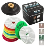Diamond Polishing Pads 4 Inch Wet/dry Set Of 11+1 Backer Pad For Granite Conc.... Fixed Price $66.35.
