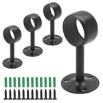 Biaungdo 1-1/4inch Curtain Rod Ceiling Mount Brackets, Stainless Steel, Black.... Fixed Price $17.09.