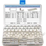 Xffcsec 110pcs Crimp Fitting-(4types Gauge: Awg 4,2,1,0) Non-insulated Wire F.... Fixed Price $20.78.