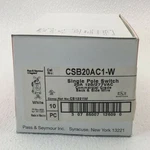 Csb20ac1-w Pass & Seymour Construction 1pole Switch, Back Side Wire, 20amp 120. Fixed Price $5.99.