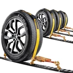 E Track Tire Straps,2" X 12' Heavy Duty Car Hauler Strap With E-track Fitting.... Fixed Price $182.14.