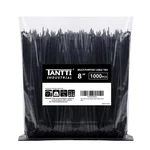 8" Black Zip Ties 1000 Pack, 50lb Strength, Uv Resistant, Indoor/outdoor Use. Fixed Price $30.74.