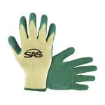 Large Cotton/poly Knit Gloves - Wrinkled Finish Latex Coating Sas Safety 6638. Fixed Price $5.00.