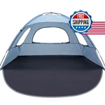 Whitefang Beach Tent Anti-uv Portable Sun Shade Shelter For 3 Person, Extendable. Fixed Price $65.97.