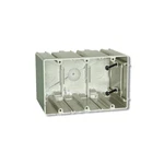 Allied Moulded Sliderbox 61 Cu In Rectangle Polycarbonate 3 Gang Outlet Sb-3. Fixed Price $19.99.