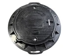 Trumbull Polymer Manhole Cover With Lock Sanitary Sewer 367-5705 New. Fixed Price $929.07.