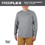 Milwaukee Men's Medium Gray Cotton/polyester Long-sleeve Hybrid Work T-shirt. Fixed Price $19.99.
