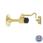 Crl Polished Brass Finish Wall Mounted Heavy Duty Door Stop Hook Holder Dl2531pb. Fixed Price $53.45.