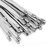 Metal Zip Ties 11.8 Inch 100pcs 304stainless Steel Heavy Duty Multi-purpose S.... Fixed Price $16.93.