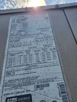 Commercial Hvac - 20 Ton Allied Package Unit With Electric Heat. Fixed Price $15000.00.