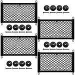 4 Pack Small Cargo Net, 17.7x9.8'' Dedc Large Storage Nets For Campervans, Do.... Fixed Price $35.64.