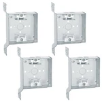 Ohlectric 4-pack 4" Welded Square Electrical Box With Mc Clamp & Side Bracket.... Fixed Price $42.11.