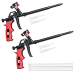Professional Expanding Foam Spray Gun (2 Insulation Guns + 6 Extenders) Pu Insul. Fixed Price $49.02.