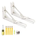 2pcs Folding Shelf Brackets,heavy Duty Triangle Bracket For Bench Table.... Fixed Price $19.86.