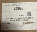Swagelok Ms-htb-8 Hand Tube Bender 1/2" Od, 1-1/2" Bend Radius. (factory Sealed). Fixed Price $675.00.