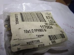 #10-13 X 1/2" Flat Head Phillips Sharp Pt Plain Finish Brass Wood Screw Qty 50. Fixed Price $15.00.