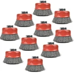 A In A017t 3 Inch Wire Wheel Brush Cup Set, 10 Pack Fo.... Fixed Price $48.55.