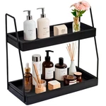 Acacia Bathroom Organizer Countertop 13.6 X 14 6.7 Inches, 2-tier Wood Coun.... Fixed Price $38.30.
