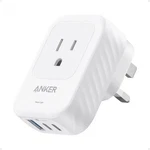 Travel Adapter Type G Us To Uk Plug Ac 3 Usb Anker International Compact. Fixed Price $35.99.