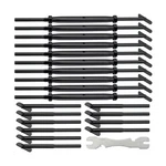 Black Cable Railing Hardware Kit, For 1/8" System Metal Pos.... Fixed Price $99.35.