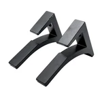 Crl Sc5bl Black - Aluminum Shelf Bracket For 3/8" To 1/2" Glass Pack Of 2. Fixed Price $31.35.