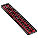Ernst 8454 Socket Boss, 2 Rail Tray, Red - 1/2" Drive. Fixed Price $23.70.