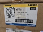 Steel City 72171 3/4 1 Square Boxes Box Of 20. Fixed Price $105.98.