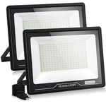 2 Pack Led Flood Light Outdoor, 200w 20000lm Work Light, Ip66 Waterproof Floo.... Fixed Price $145.69.