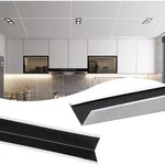10pack White Wall Molding Drop Ceiling Grid Kit Total Length 60ft Galvanized. Fixed Price $74.99.