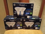 Three (3) Boxes Ge Reveal Led Spotlights Flood Lights 75 W 22-year Life Hd Bulbs. Fixed Price $35.00.