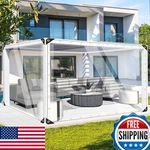 Foundgo 8x12 Clear Tarps Pvc Vinyl Transparency Tarpaulin Glass Golden Metal. Fixed Price $96.23.