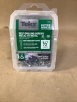 Teks No. 8 X 1/2 In. L Phillips Pan Head Zinc-plated Steel Sheet Metal Screws. Fixed Price $12.00.