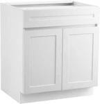 Vevor White Shaker Base Cabinet 36in Unassembled. Fixed Price $282.57.