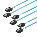Adcaudx 3 Pack Long-sata-iii Cable 1m, Thin Flexible Straight 3.3 Feet, Blue. Fixed Price $13.79.