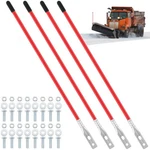 Lasnten 4 Pcs 27 Inch Snow Plow Blade Markers Guide Kit Boat Trailer Poles St.... Fixed Price $58.88.